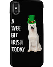 Load image into Gallery viewer, White Siberian Husky Irish Today Dog Lovers St. Patrick's Day Printed Mug Phone case
