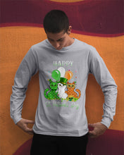 Load image into Gallery viewer, Lovely Cat And Balloons Happy St Patrick's Day Gift For Cat Lovers Unisex Long Sleeve
