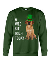 Load image into Gallery viewer, Puggle Irish Today Dog Lovers St. Patrick's Day Printed Mug Sweatshirt
