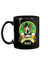 Load image into Gallery viewer, Bull Terrier With Beer Celebrate St Patrick's Day Gift For Dog Lovers Mug
