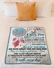 Load image into Gallery viewer, Dreamcatcher Enjoy The Ride Mom Gift For Daughter Fleece Blanket

