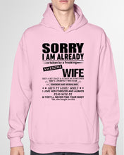 Load image into Gallery viewer, She's My Whole World Gift For Husband Hoodie
