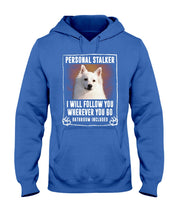 Load image into Gallery viewer, American Eskimo Personal Stalker St. Patrick's Day Printed Mug Hoodie
