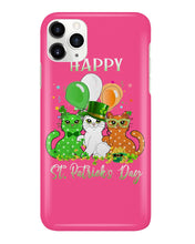 Load image into Gallery viewer, Lovely Cat And Balloons Happy St Patrick's Day Gift For Cat Lovers Phone case
