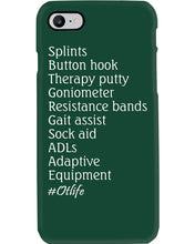 Load image into Gallery viewer, Splints Button Hook Therapy Putty Goniometer Resistance Bands Phone case

