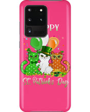 Load image into Gallery viewer, Lovely Cat And Balloons Happy St Patrick's Day Gift For Cat Lovers Phone case
