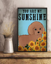 Load image into Gallery viewer, Cockapoo You Are My Sunshine Gift For Dog Lovers Vertical Poster

