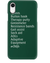 Load image into Gallery viewer, Splints Button Hook Therapy Putty Goniometer Resistance Bands Phone case
