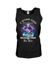 Load image into Gallery viewer, Rose Mandala Pattern I Need You Here Gift For Angel Dad Unisex Tank Top
