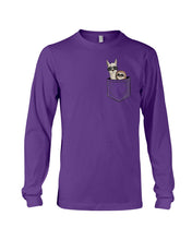 Load image into Gallery viewer, Cool Llama And Sloth In Pocket Meaningful Gift Unisex Long Sleeve
