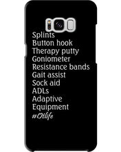 Load image into Gallery viewer, Splints Button Hook Therapy Putty Goniometer Resistance Bands Phone case
