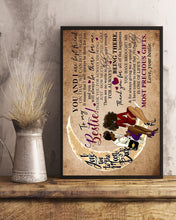 Load image into Gallery viewer, You And I Are Best Beautiful Waning Moon Gift For Bestie Vertical Poster
