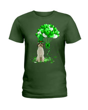 Load image into Gallery viewer, Lagotto Romagnolo Patrick Balloons St. Patrick's Day Color Changing Mug Ladies Tee
