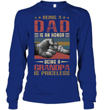 Load image into Gallery viewer, Being A Dad And Being A Grandpa Meaningful Gift For Family Unisex Long Sleeve
