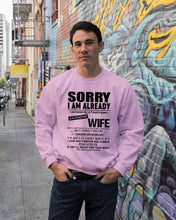 Load image into Gallery viewer, She's My Whole World Gift For Husband Sweatshirt
