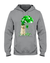 Load image into Gallery viewer, Golden Retriever  Lucky Balloons St. Patrick's Day Color Changing Mug Hoodie
