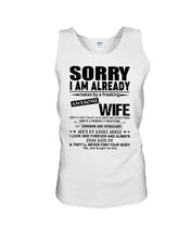Load image into Gallery viewer, She's My Whole World Gift For Husband Unisex Tank Top
