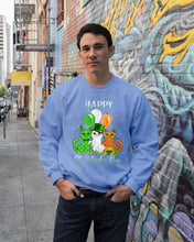 Load image into Gallery viewer, Lovely Cat And Balloons Happy St Patrick's Day Gift For Cat Lovers Sweatshirt
