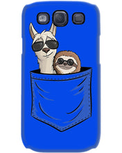 Load image into Gallery viewer, Cool Llama And Sloth In Pocket Meaningful Gift Phone case
