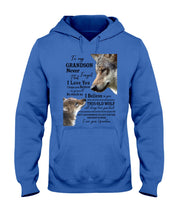 Load image into Gallery viewer, Wolf Grandma Gift For Grandson Believe In Yourself Hoodie

