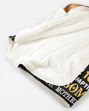 Load image into Gallery viewer, Thank You Roaring Lion Mother Gift For Son In Law Sherpa Blanket
