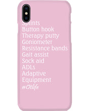 Load image into Gallery viewer, Splints Button Hook Therapy Putty Goniometer Resistance Bands Phone case
