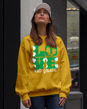 Load image into Gallery viewer, 2nd Grade Love White Clover St Patrick's Day Gift For Teacher Sweatshirt
