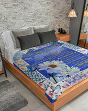 Load image into Gallery viewer, Daisy Flower The Passion You Are Gift For Mom Sherpa Blanket
