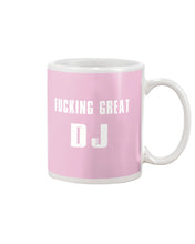 Load image into Gallery viewer, Fucking Great DJ Black And White Printed Mug Mug
