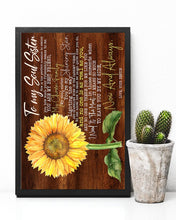 Load image into Gallery viewer, Sunflower Gift For Soul Sister You Are My Best Friend Vertical Poster
