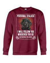 Load image into Gallery viewer, Labradoodle Personal Stalker St. Patrick's Day Printed Mug Sweatshirt
