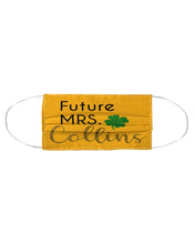Load image into Gallery viewer, Shamrock Future Mrs Collins St Patrick's Day Cloth Face Mask
