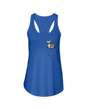 Load image into Gallery viewer, Cool Llama And Sloth In Pocket Meaningful Gift Ladies Flowy Tank
