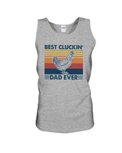 Load image into Gallery viewer, Best Cluckin' Dad Ever Retro Vintage Gift For Dad Unisex Tank Top
