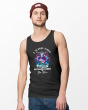 Load image into Gallery viewer, Rose Mandala Pattern I Need You Here Gift For Angel Dad Unisex Tank Top
