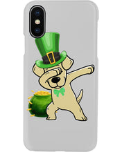 Load image into Gallery viewer, Labrador Dabbing Pot Of Gold St Patrick's Day Gift For Dog Lovers Phone case
