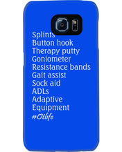 Load image into Gallery viewer, Splints Button Hook Therapy Putty Goniometer Resistance Bands Phone case
