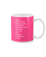 Load image into Gallery viewer, Splints Button Hook Therapy Putty Goniometer Resistance Bands Mug
