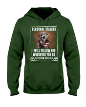Load image into Gallery viewer, Standard Schnauzer Personal Stalker St. Patrick's Day Printed Mug Hoodie
