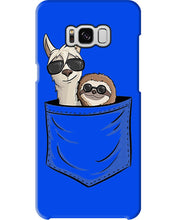 Load image into Gallery viewer, Cool Llama And Sloth In Pocket Meaningful Gift Phone case
