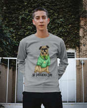 Load image into Gallery viewer, Bulldog Green Tee St Patrick's Day Gift For Dog Lovers Sweatshirt
