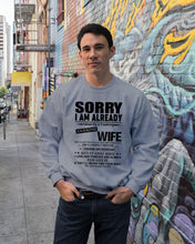 Load image into Gallery viewer, She's My Whole World Gift For Husband Sweatshirt
