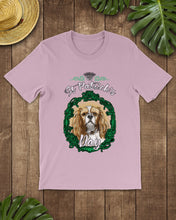 Load image into Gallery viewer, Cavalier Mirror Happy St Patrick's Day Gift For Dog Lovers Guys Tee
