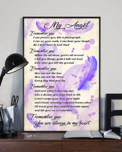 Load image into Gallery viewer, My Angel You Are Always In My Heart Vertical Poster
