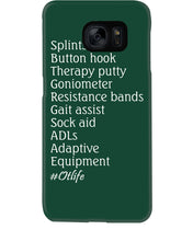 Load image into Gallery viewer, Splints Button Hook Therapy Putty Goniometer Resistance Bands Phone case
