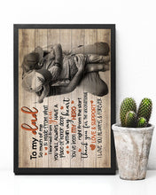 Load image into Gallery viewer, Gift For Dad Hugging I Love You Forever And Always Vertical Poster
