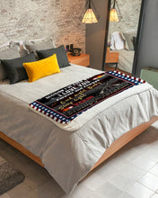 Load image into Gallery viewer, Grumpy Veteran Gift For WiFe I Love You Forever And Always Sherpa Blanket
