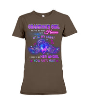 Load image into Gallery viewer, Gift For Angel Grandma Half Of My Heart Is In Heaven Ladies Tee
