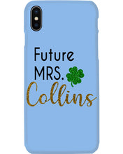 Load image into Gallery viewer, Shamrock Future Mrs Collins St Patrick's Day Phone case
