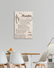 Load image into Gallery viewer, Custom Name Gift For Son I Sometimes Wish You Were Small Matte Canvas
